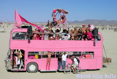 Pink Art Bus