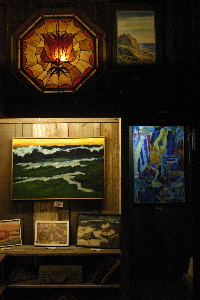 gallery west wall